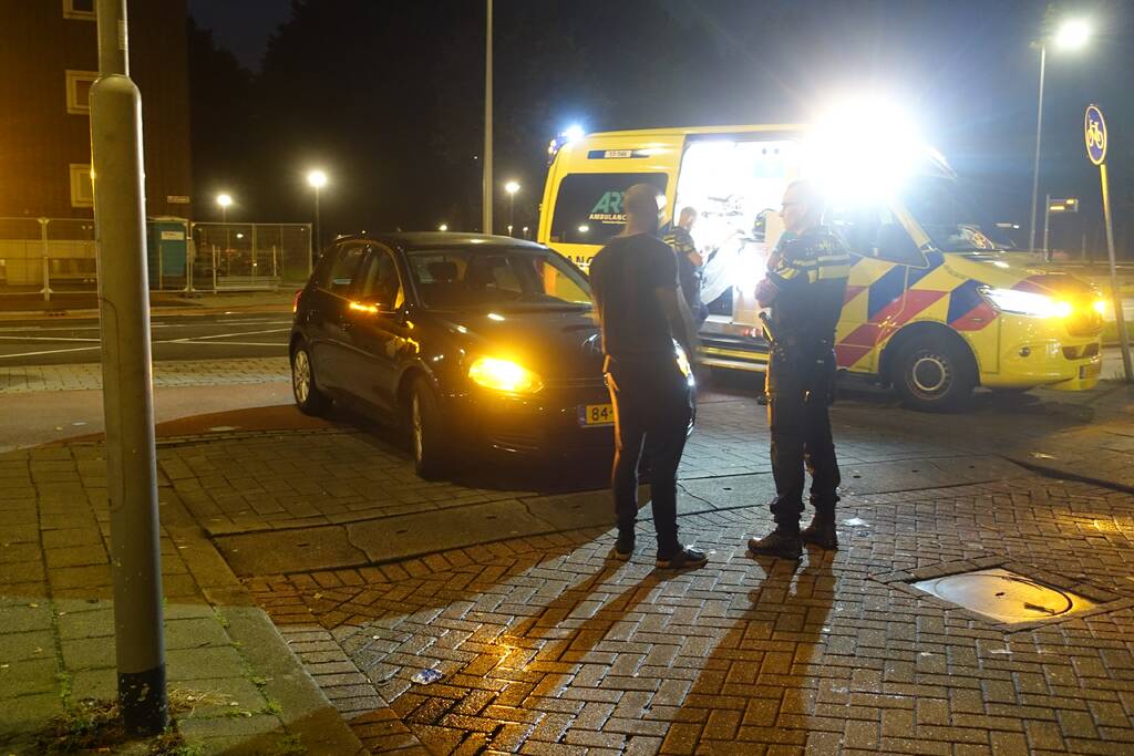 Spookfietser gewond bij aanrijding