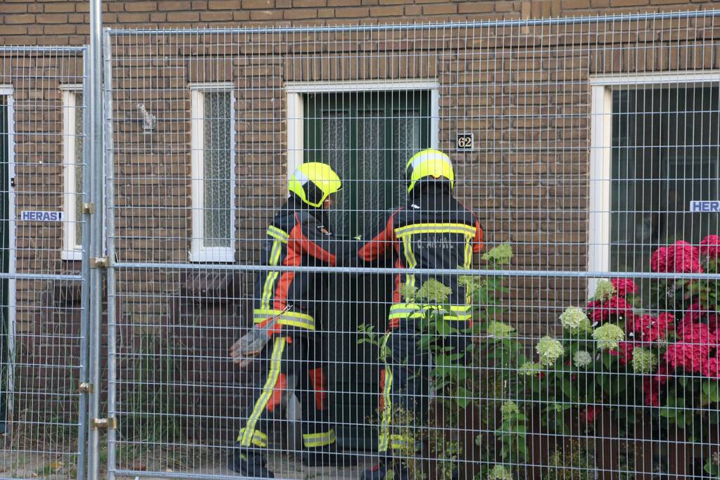 Schade aan leegstaande woning door brand