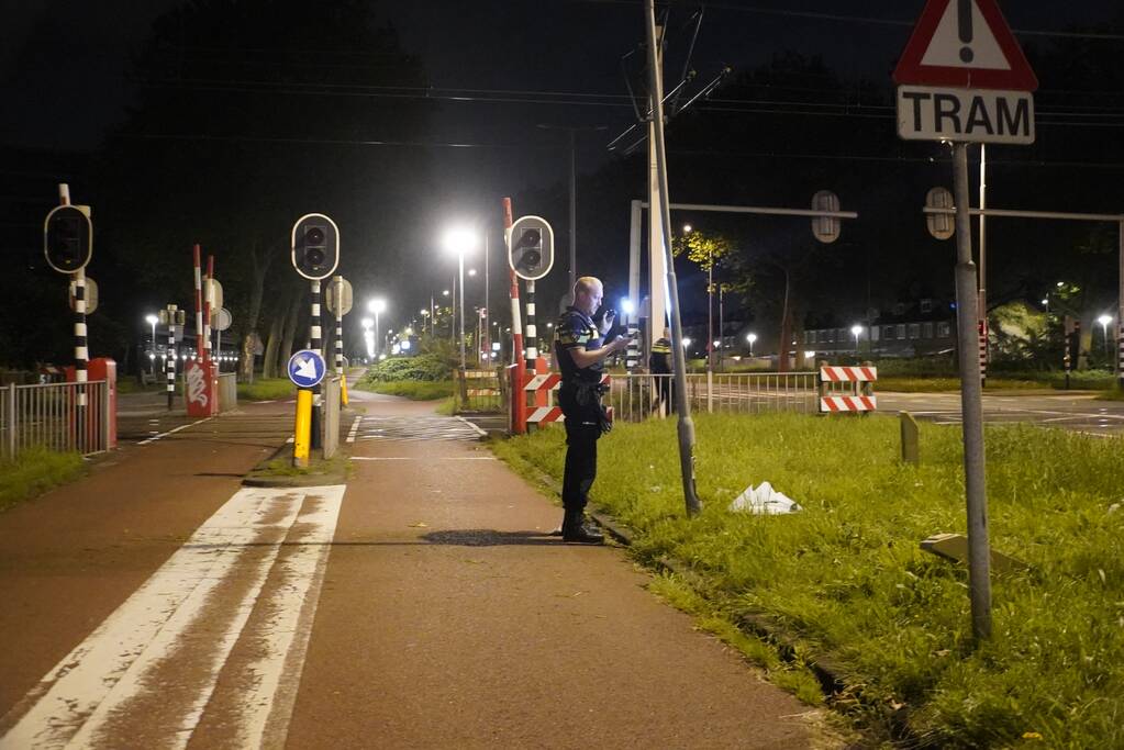 Auto zwaar beschadigd bij eenzijdig ongeval