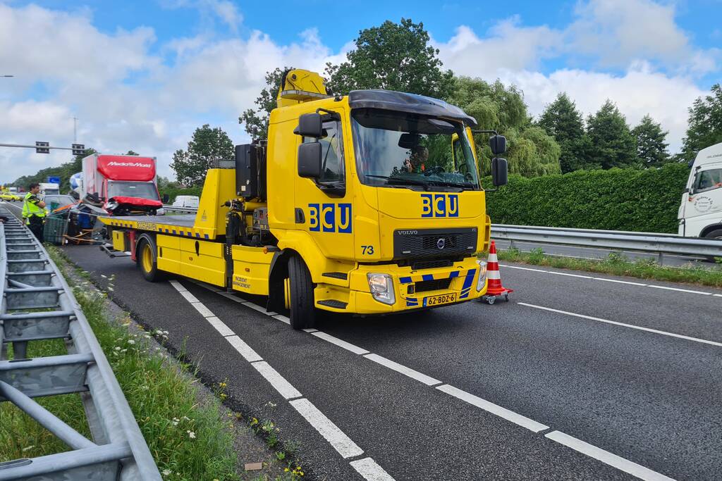 Meerdere voertuigen betrokken bij botsing