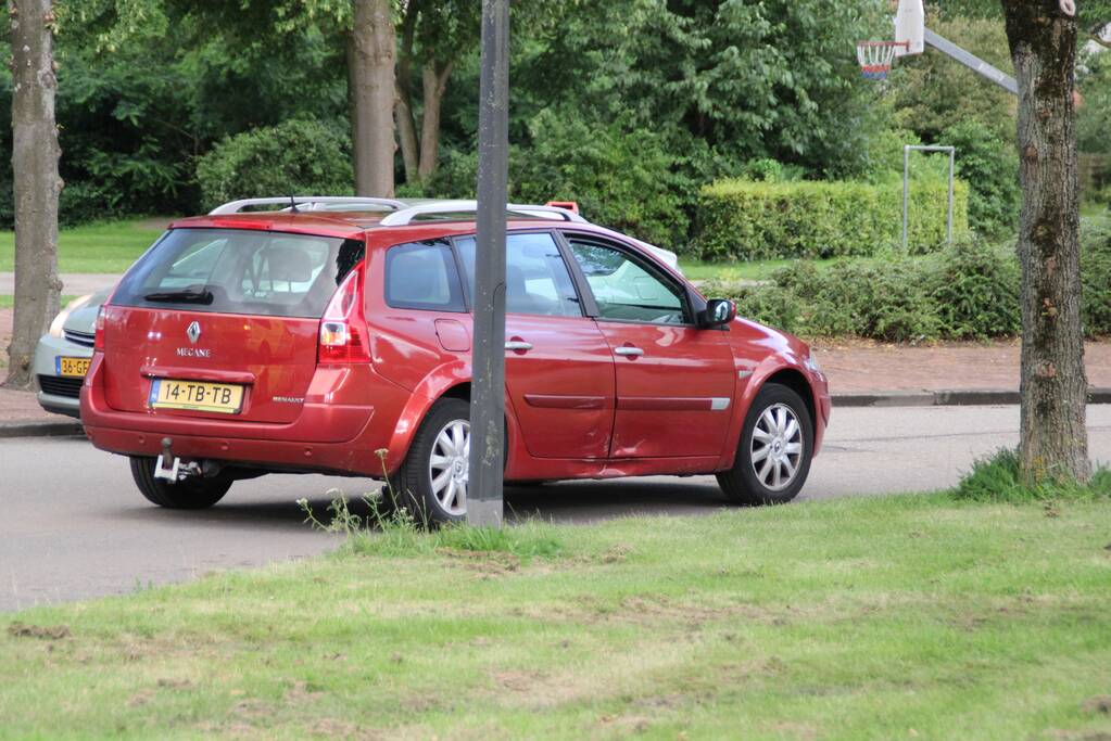 Schade bij ongeval op kruising