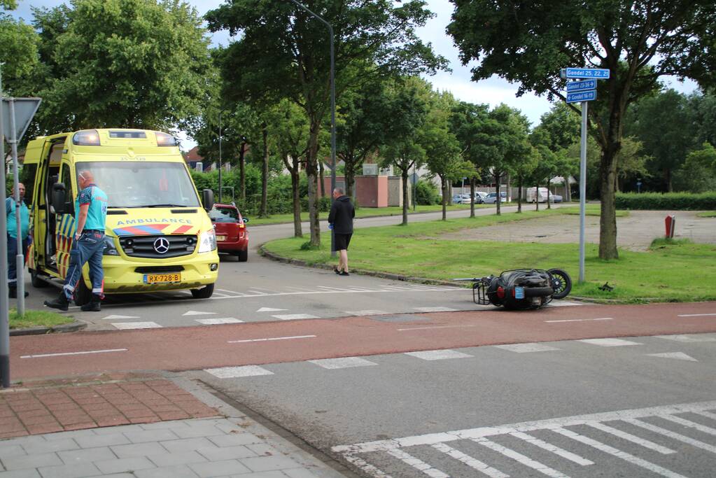 Schade bij ongeval op kruising