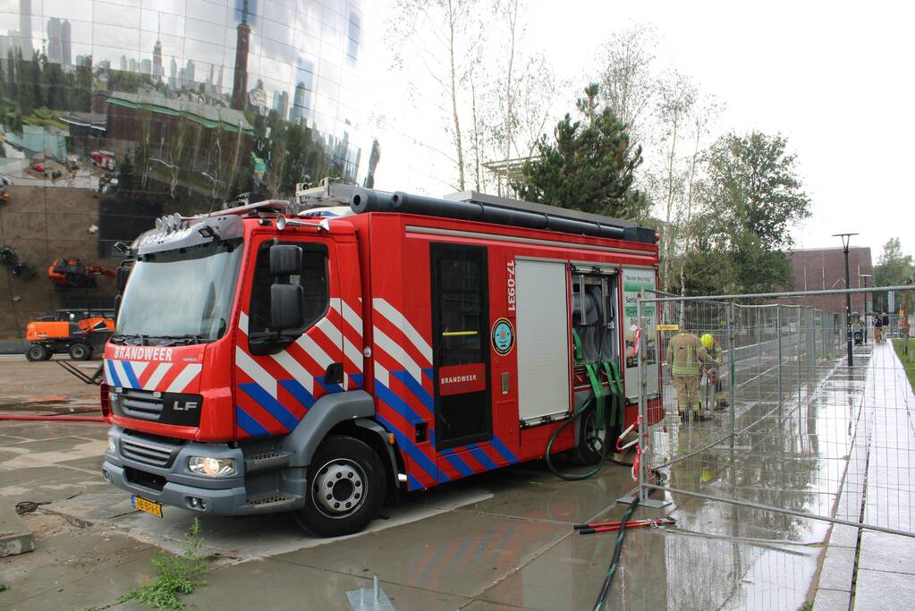 Brand in parkeergarage Museumpark