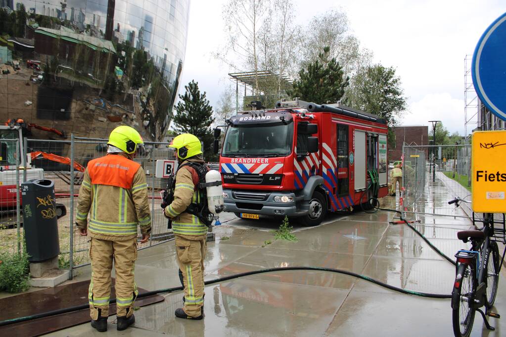 Brand in parkeergarage Museumpark