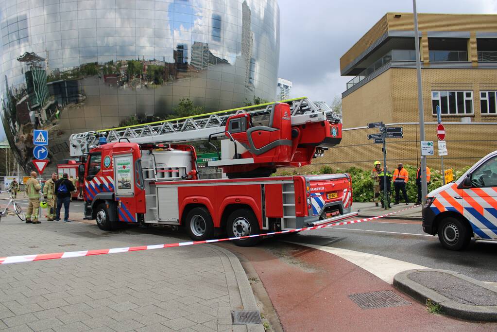 Brand in parkeergarage Museumpark
