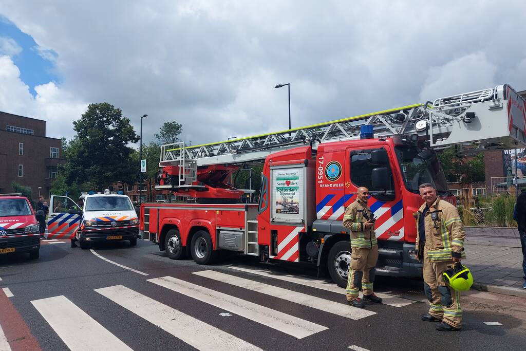 Brand in parkeergarage Museumpark