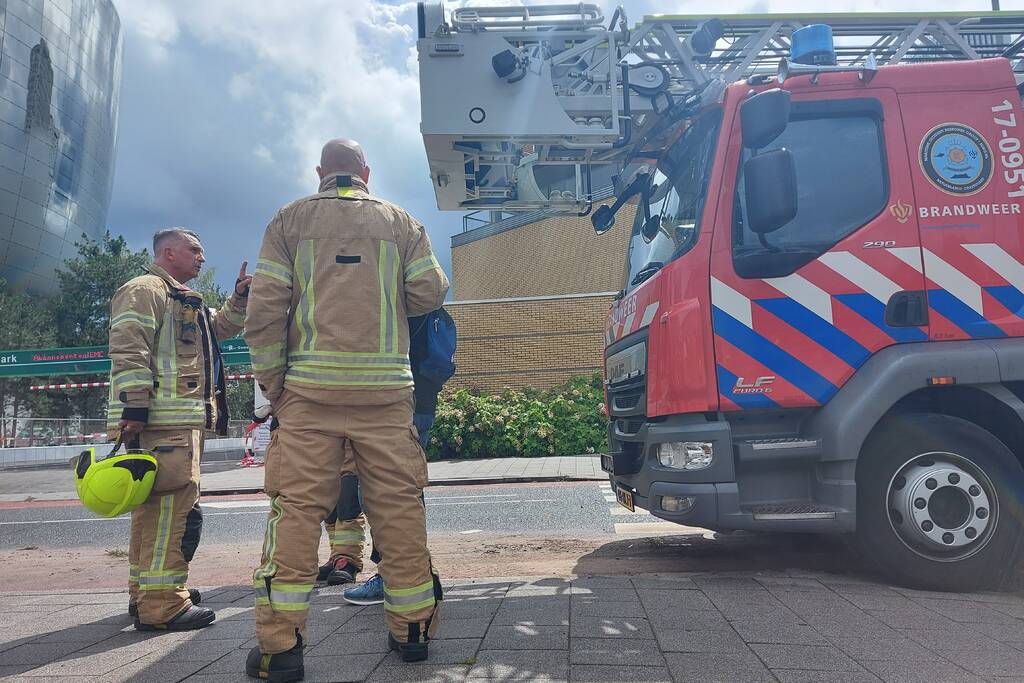 Brand in parkeergarage Museumpark