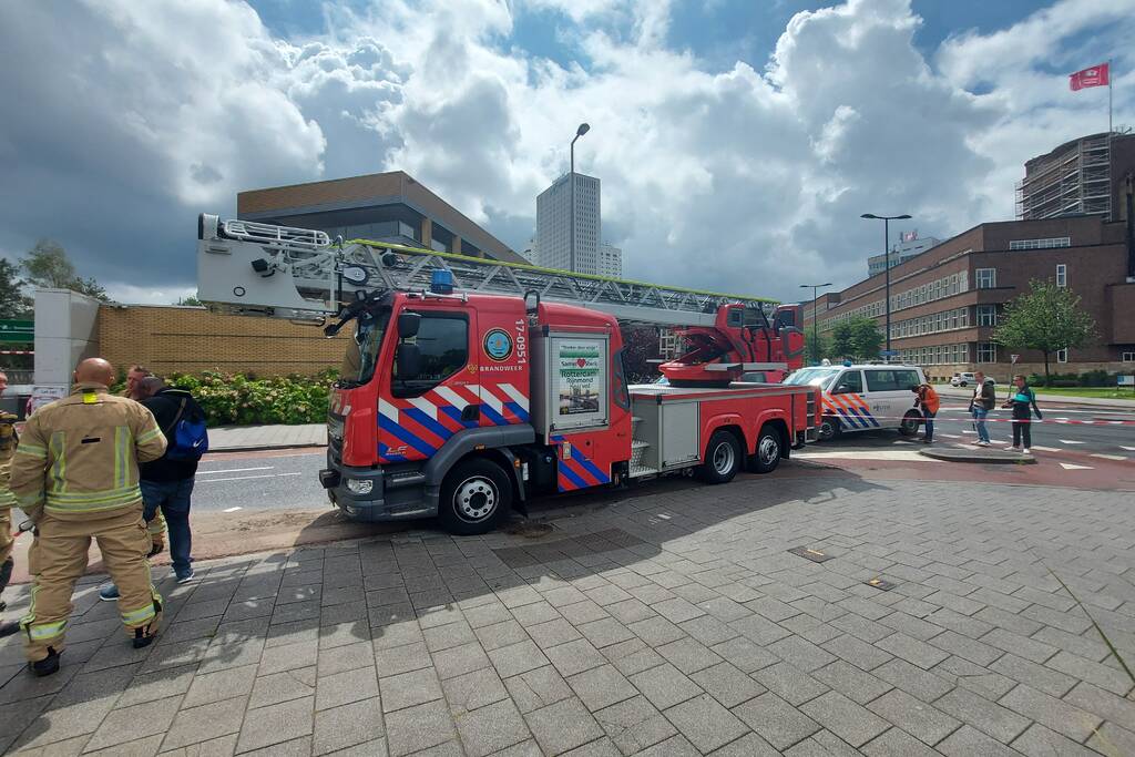 Brand in parkeergarage Museumpark