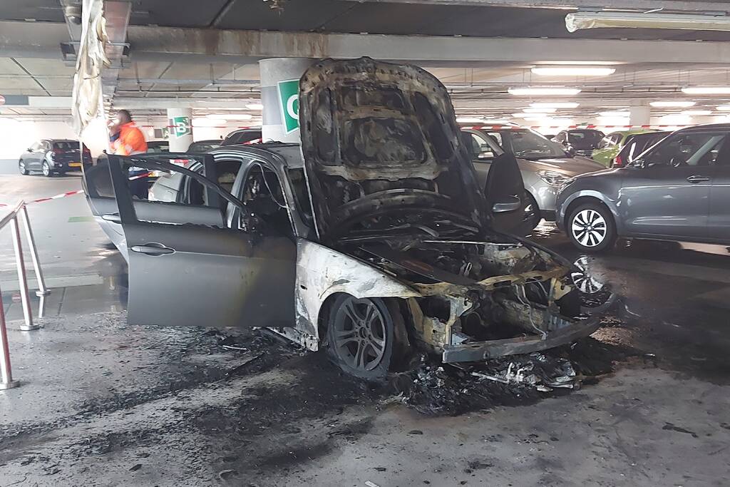 Brand in parkeergarage Museumpark