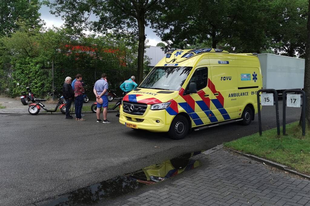 Ongeluk met elektrische scooter