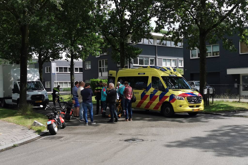 Ongeluk met elektrische scooter