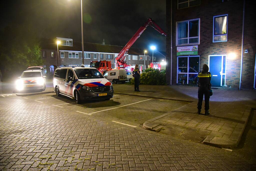 Grote politie inzet na melding woninginbraak