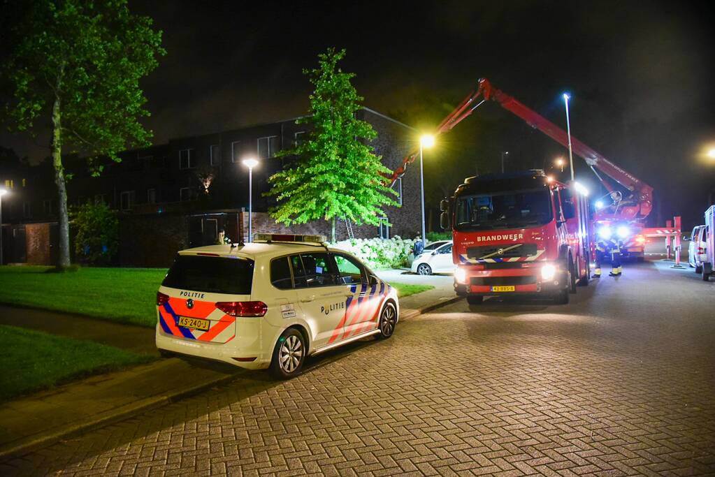 Grote politie inzet na melding woninginbraak