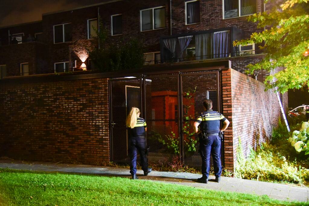 Grote politie inzet na melding woninginbraak