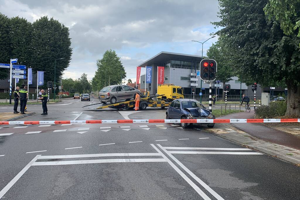 Persoon aangehouden bij verkeersongeval