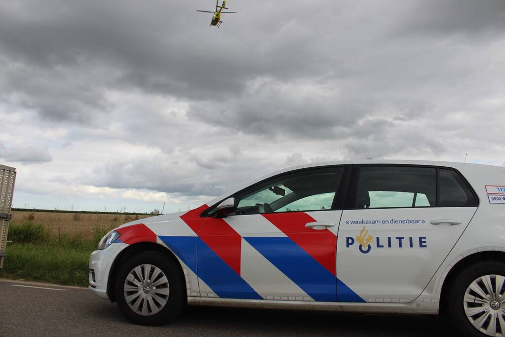 Traumahelikopter ingezet voor incident