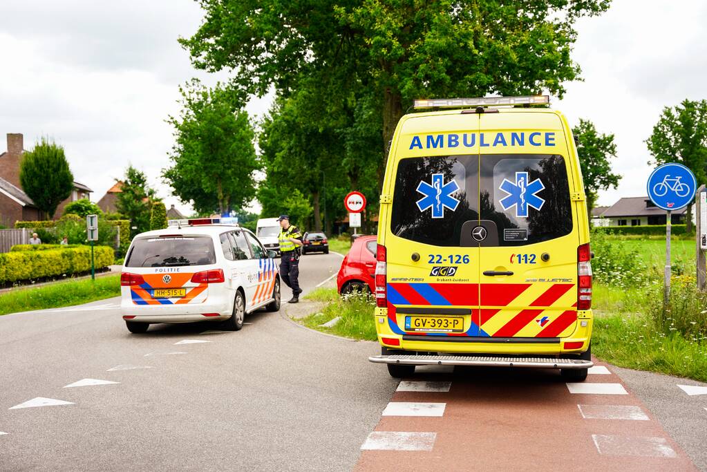 Fietser raakt gewond bij botsing met andere fietser