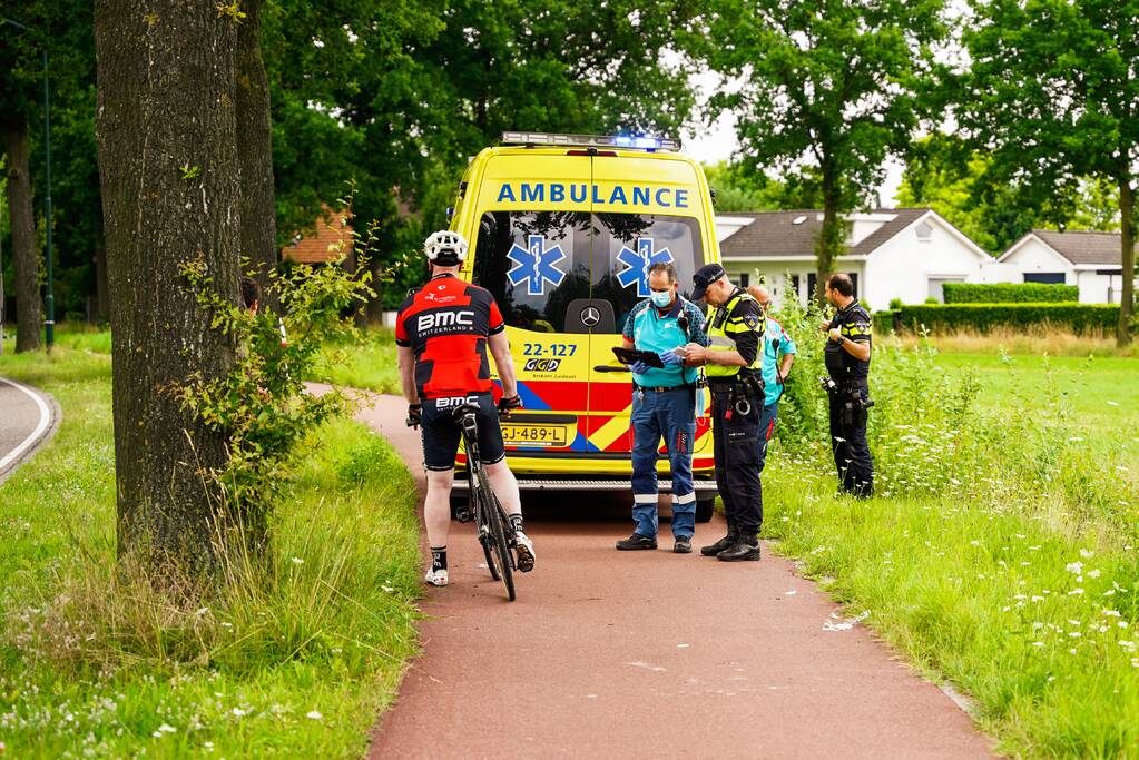 Fietser raakt gewond bij botsing met andere fietser