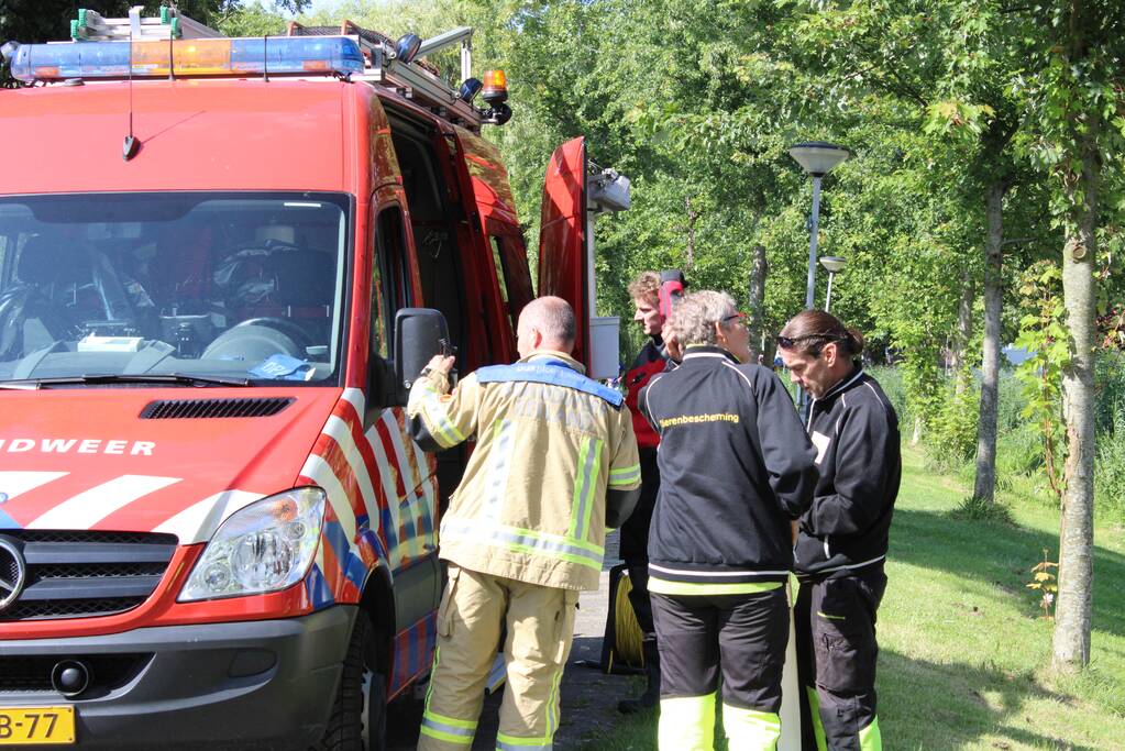 Gans slaat op de vlucht bij reddingspoging