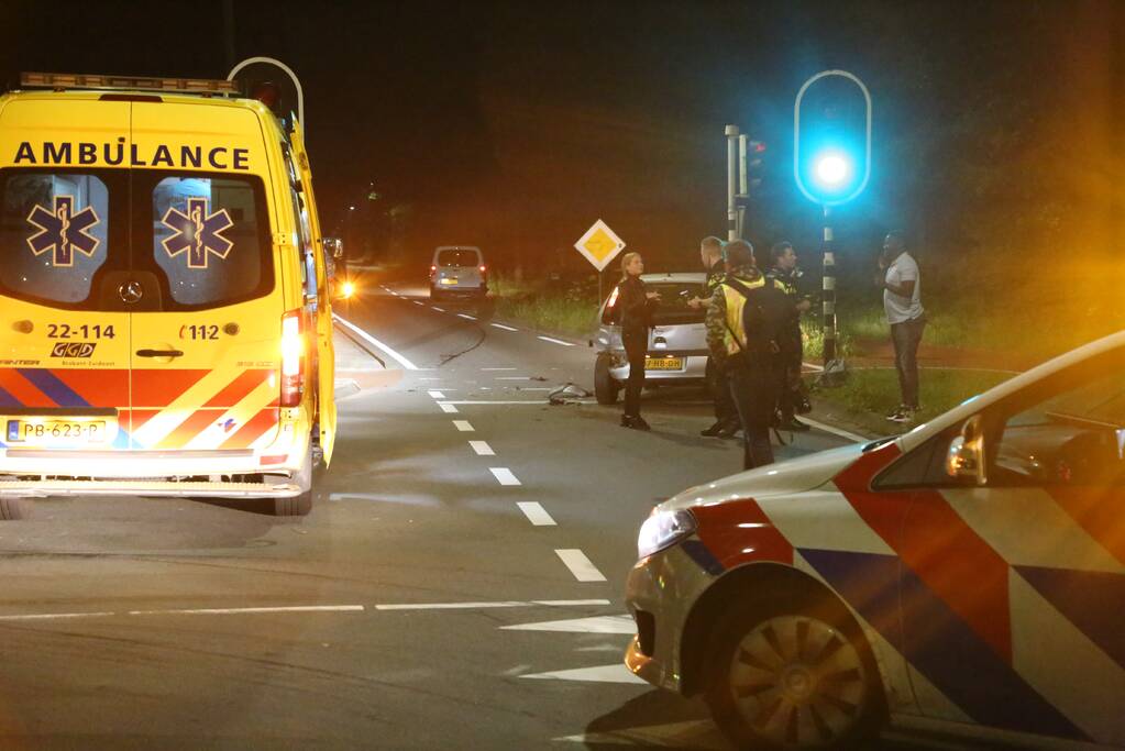 Bestuurder aangehouden na kop- staart botsing