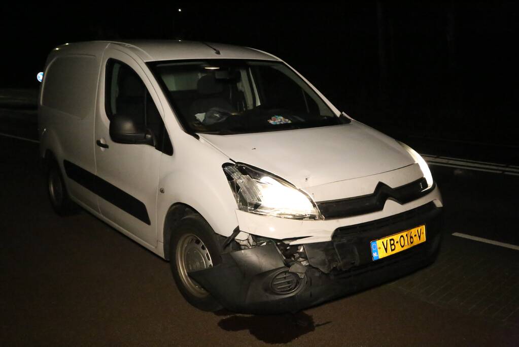 Bestuurder aangehouden na kop- staart botsing