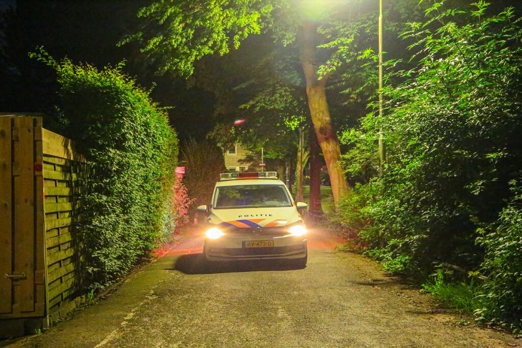 Politiehelikopter zoekt boven de Koppel naar mogelijke verdachte