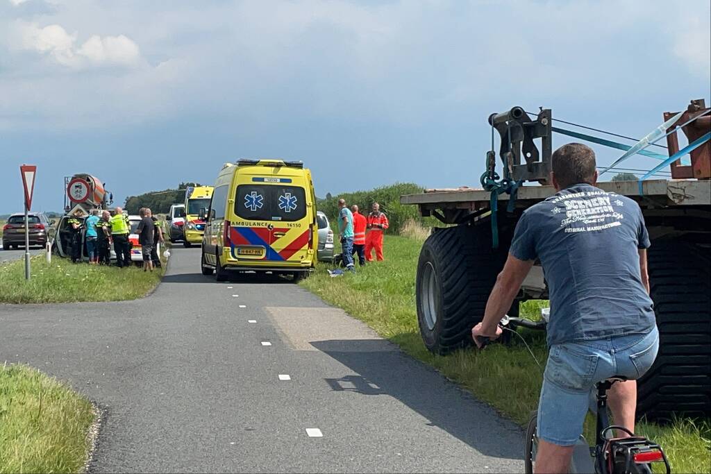 Ernstige gewonde bij ongeval op fietspad