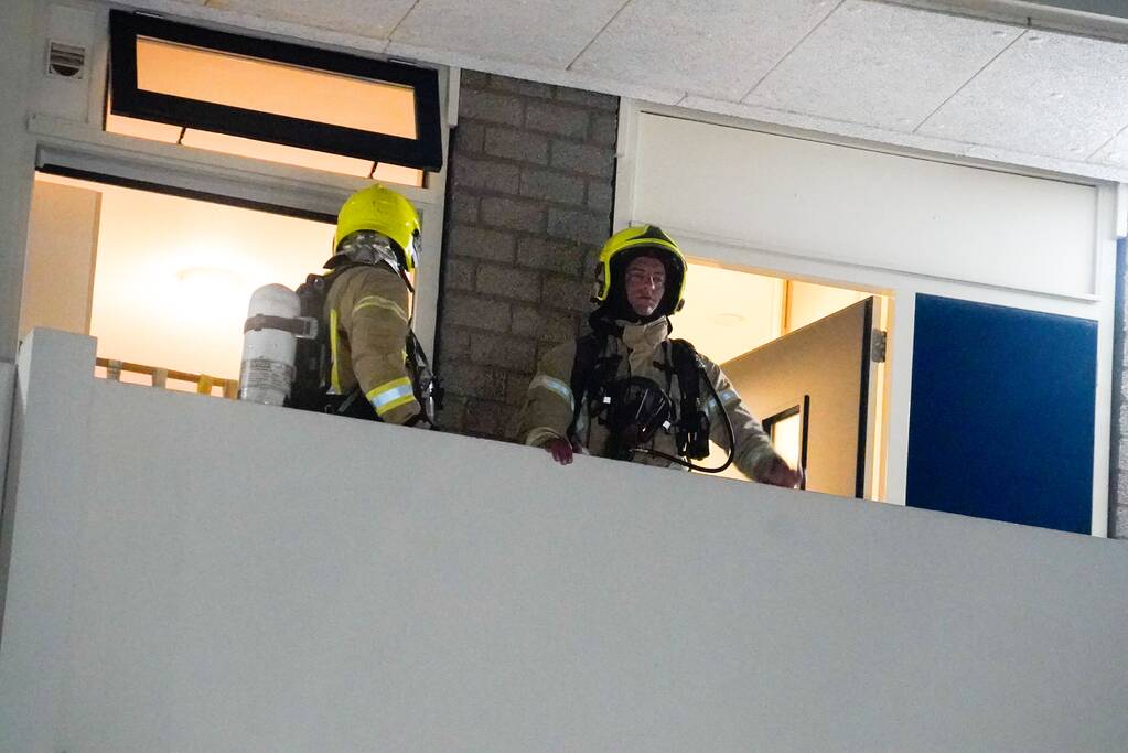 Brand door pannetje op vuur