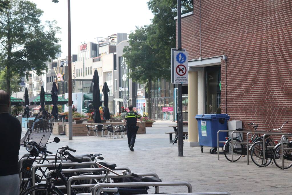 Politie lost waarschuwingsschot bij aanhouding na overval