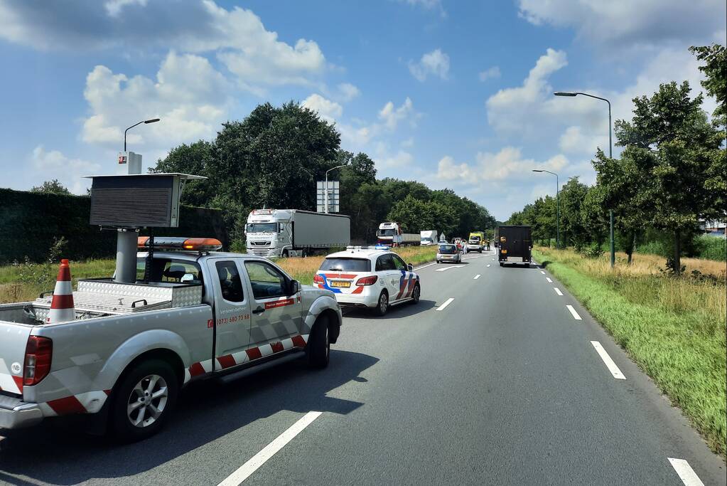 Flinke schade bij kop-staart aanrijding