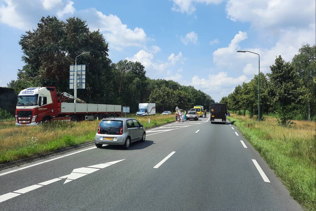 Flinke schade bij kop-staart aanrijding