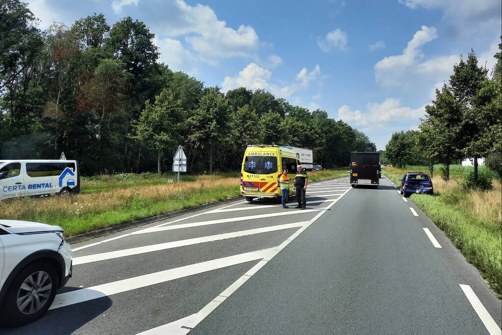 Flinke schade bij kop-staart aanrijding