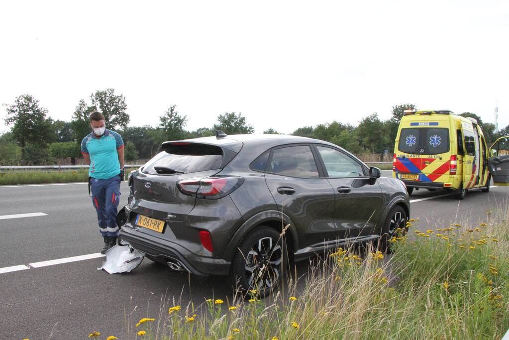 Schade aan personenauto's door ongeval