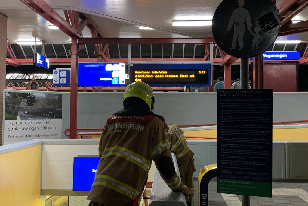 Rest van de dag geen treinverkeer door incident