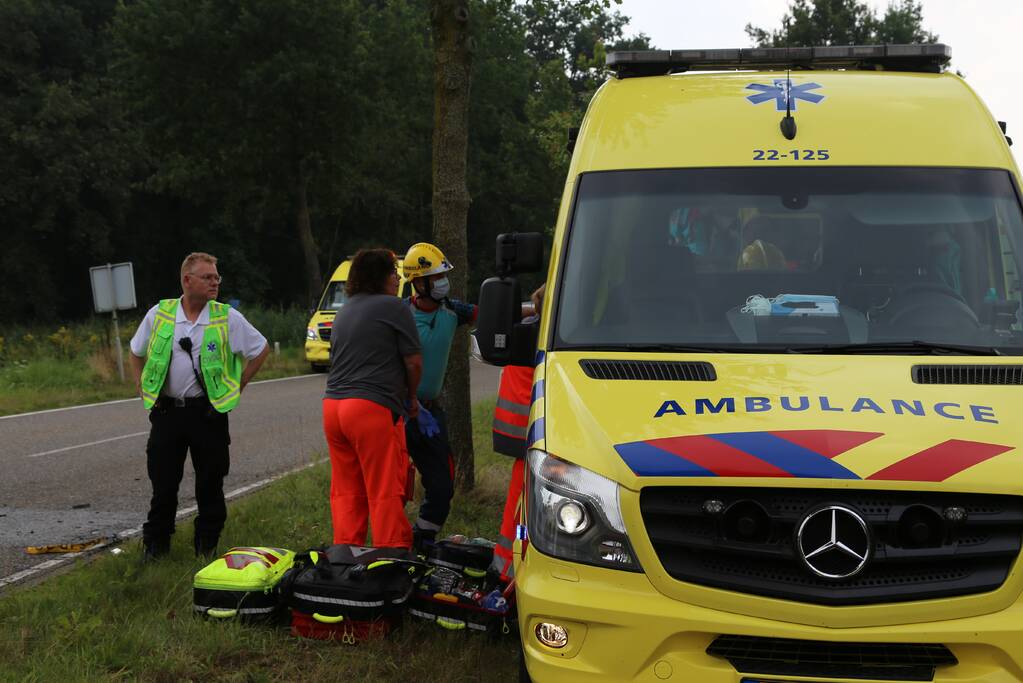 Enorme ravage na frontale botsing