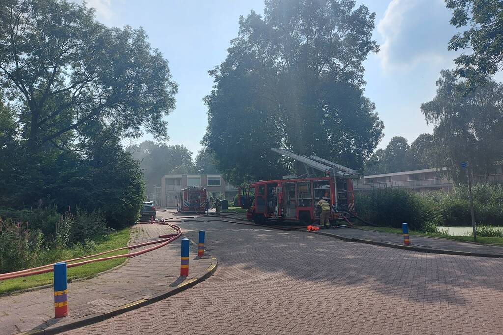 Veel rookontwikkeling door brand in appartement