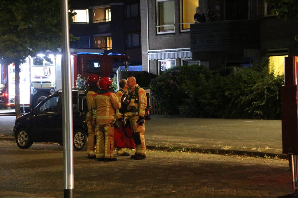 Grote brand in flatgebouw