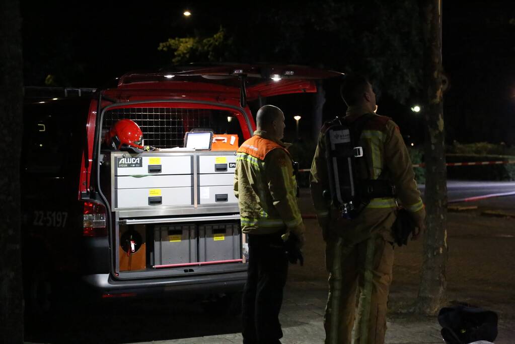 Grote brand in flatgebouw