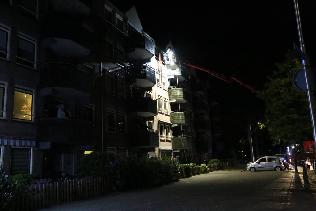 Grote brand in flatgebouw