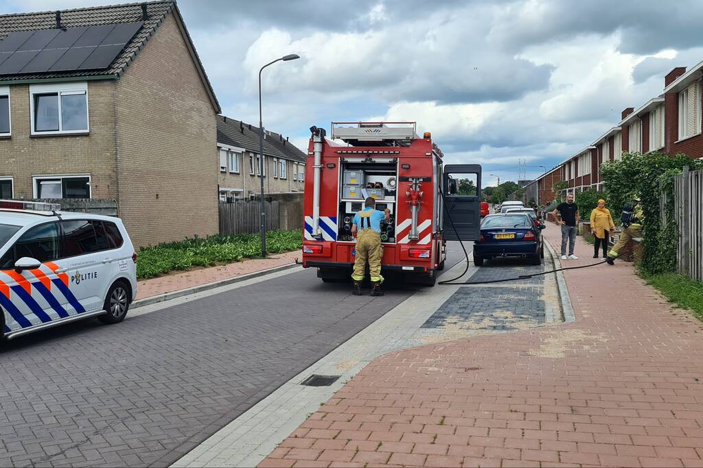 Diepvries veroorzaakt brand in schuur