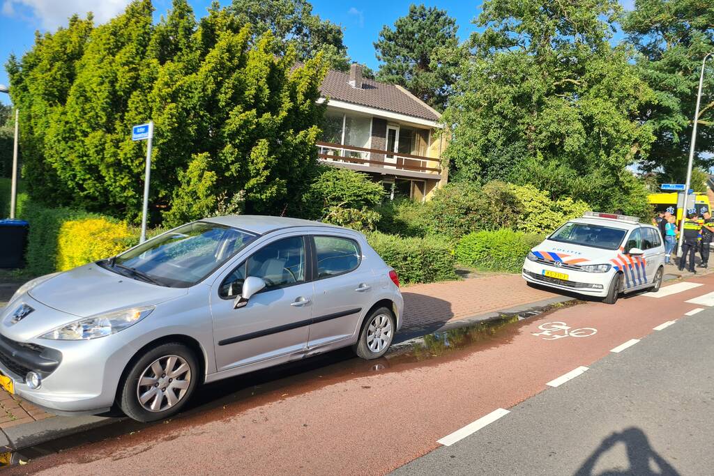 Auto en E-Scooter komen in botsing
