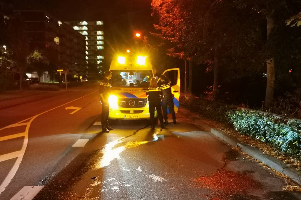 Persoon gewond na te water raking