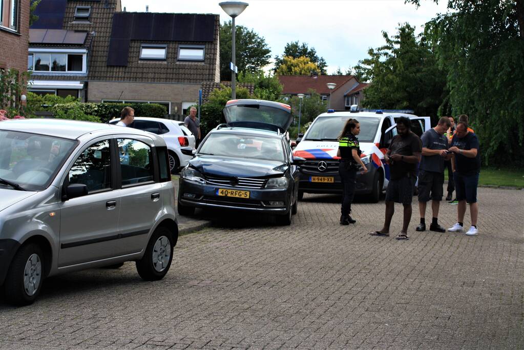 Schade bij kop-staart botsing