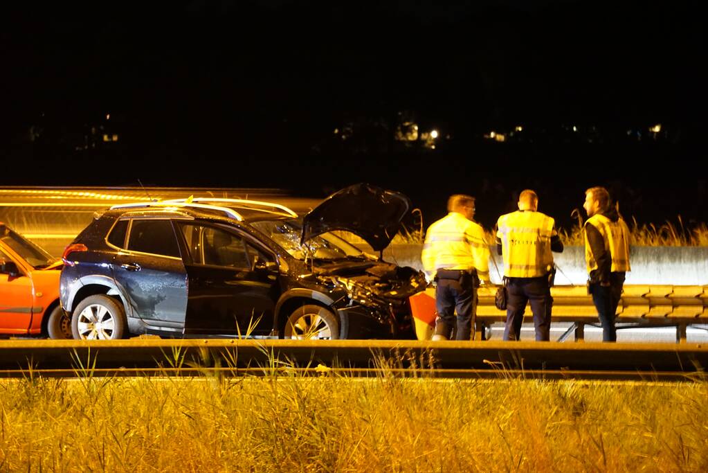 Twee gewonden door kop- staart botsing