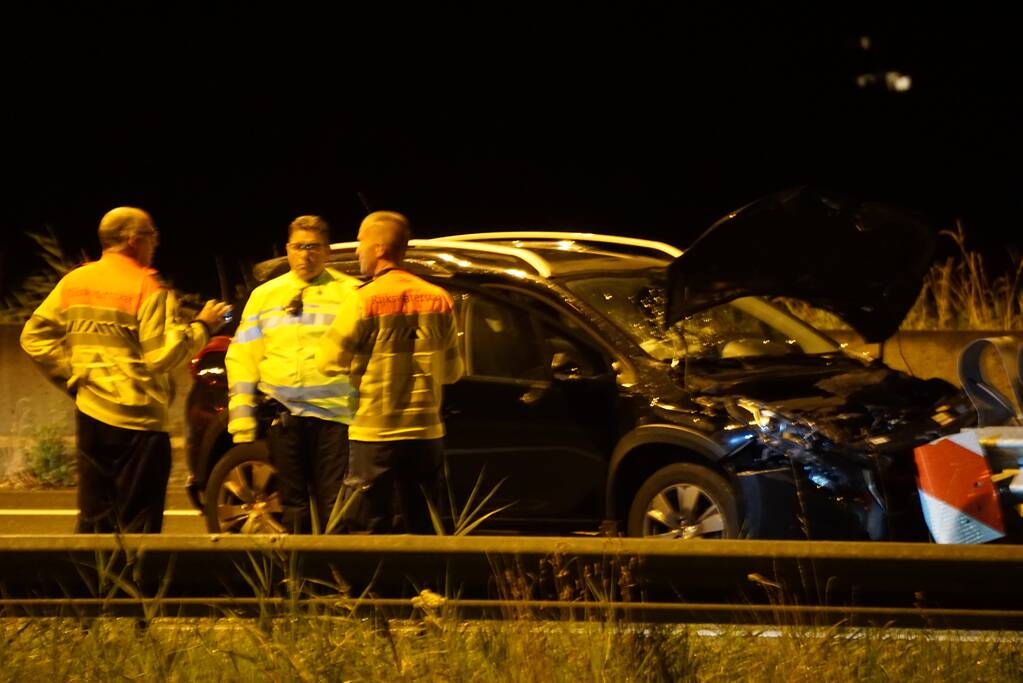 Twee gewonden door kop- staart botsing