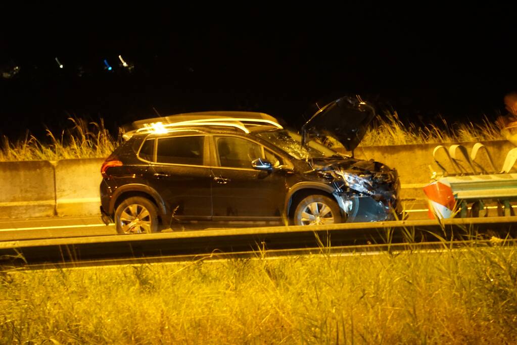 Twee gewonden door kop- staart botsing