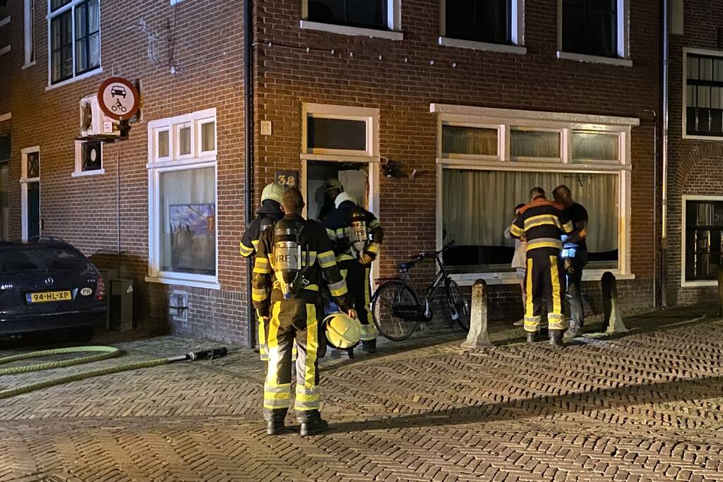 Bewoners schrikken wakker van woningbrand