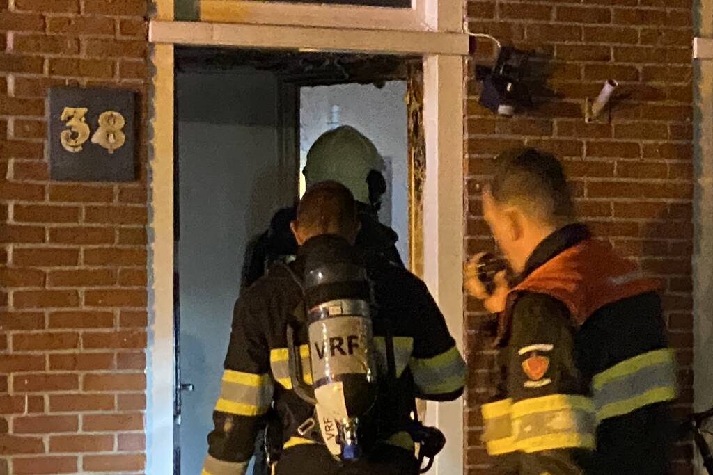 Bewoners schrikken wakker van woningbrand