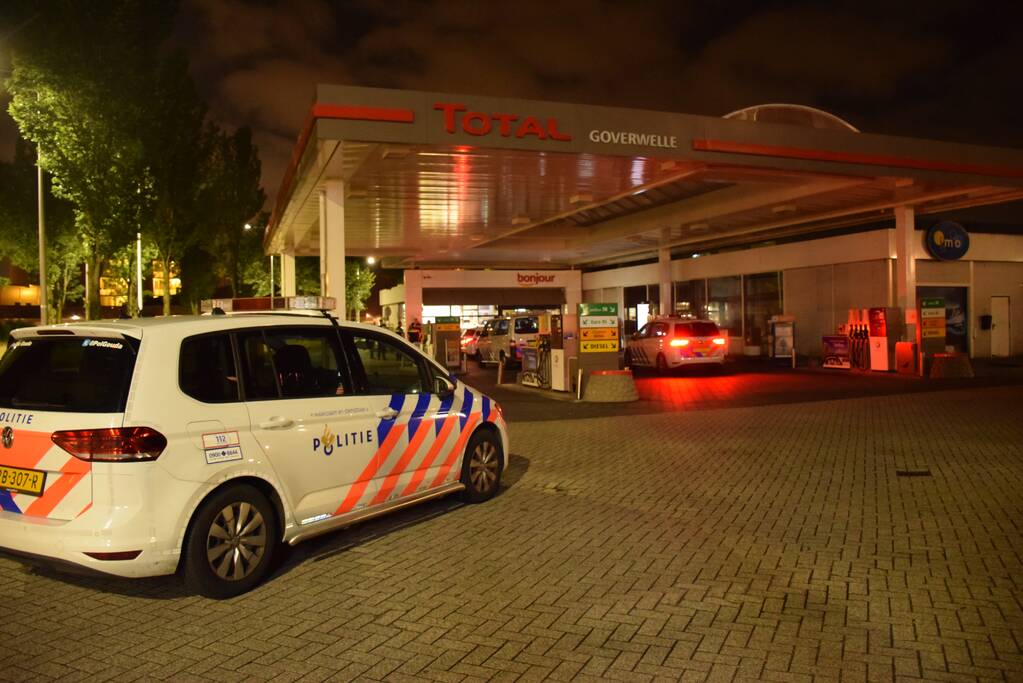 Persoon aangehouden na heterdaad inbraak op tankstation