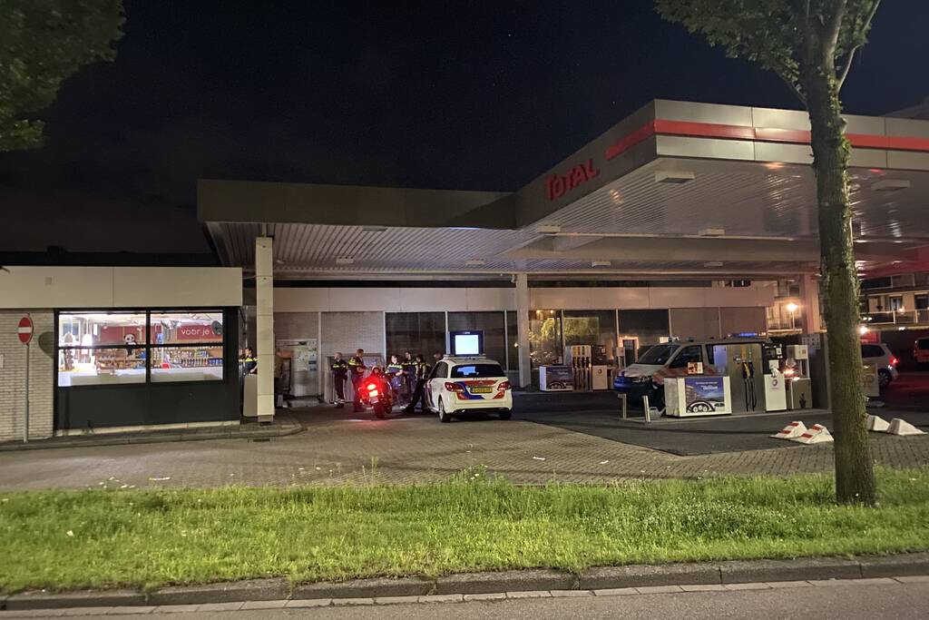 Persoon aangehouden na heterdaad inbraak op tankstation
